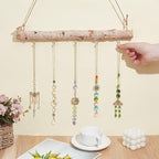 5 Hook Driftwood Jewelry Display Hanging Jewelry Organizers Vintage Drift Wood - Image 3