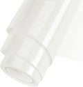 Iris White Glitter HTV Heat Transfer Vinyl Roll 12inch x 5 ft by WOOGLITTER