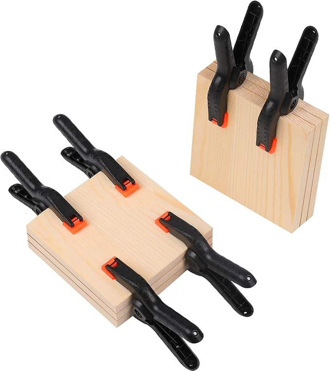 12 Pack Plastic Spring Clamps, 3.5inch Small Heavy Duty Clips - Image 6
