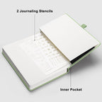 RETTACY Dotted Journal Notebook, 192 Pages, A5 Medium Size | Leather Hardcover - Image 7