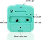 Lamisola Small Battery Operated Analog Alarm Clock, Travel Clock, Quieter - Image 5