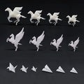 Woohome 14 PCS 3D Resin Mould Filler Mini Horse Paper Crane Paper Airplane by Woohome