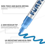 Funto Acrylic Paint Pens for Rock Painting, 12 Colors Paint Marker Set - Image 2