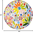 200g Ceramic Mosaic Tiles Pieces, Heart Star Oval Round Flower Shape Mosaics - Image 6