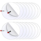 Enoin 16pcs 3 Inch Round Clear Acrylic Sheets Plexiglass Sheet 1/16 Inch Thick by Enoin