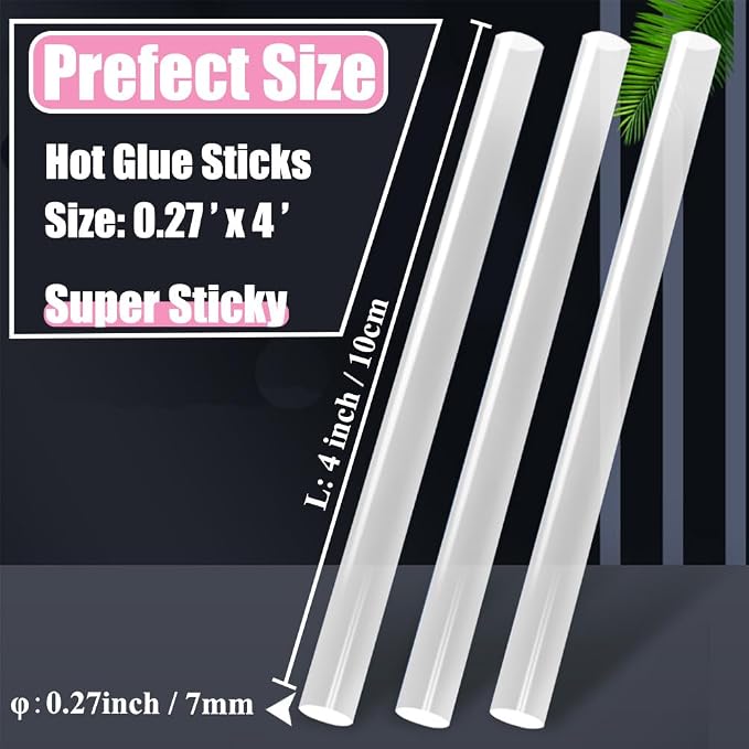 MONVICT Clear Mini Hot Glue Sticks - Image 2