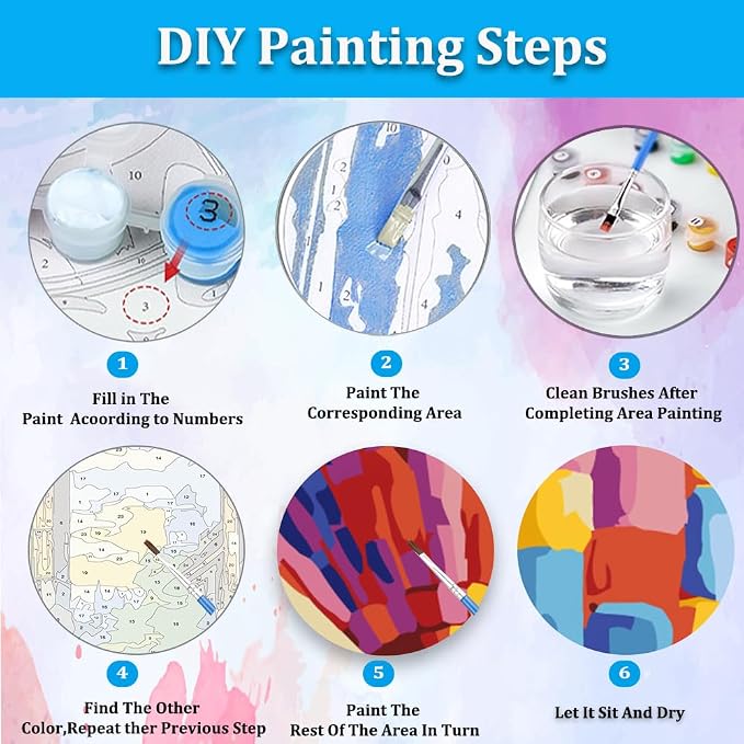 Artunion Framed Paint by Numbers Kit - Image 6