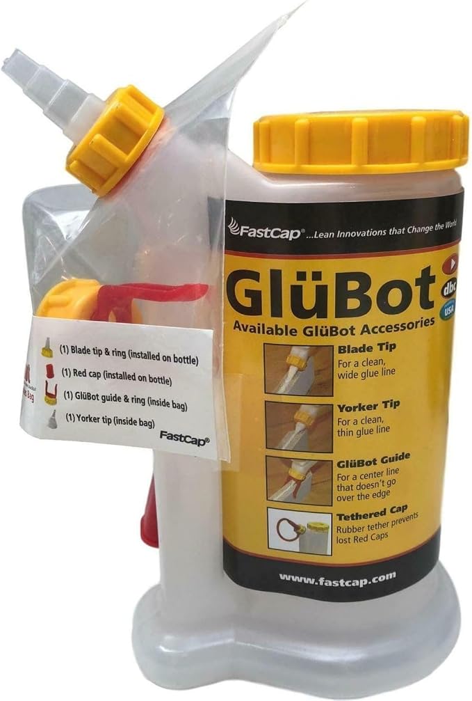 Fastcap Glue Dispenser, 16 oz, Plastic GB.GLUBOT.YB - Image 6