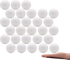 Crafare 2 Inch Craft Foam Balls 56 PCS Smooth White Polystyrene Foam Balls by Crafare