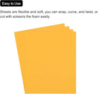 MECCANIXITY EVA Foam Sheets Golden Yellow 19.7 Inch x 35.4 Inch 1mm Thick - Image 4