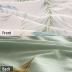 LEMIROE Botanical Cotton Comforter King Size - Image 4