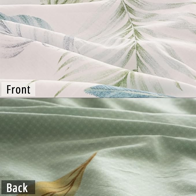 LEMIROE Botanical Cotton Comforter Queen Size - Image 4
