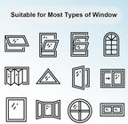 Window UV Protection Privacy Film:Non-Adhesive Static Cling Decorative Window - Image 6