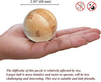 KINGOU Wooden Puzzle Magic Ball Brain Teasers Toy Intelligence Game Sphere - Image 4