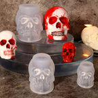 RESINWORLD Set of Large + Medium + Small 3D Skull Resin Molds, Flexible Clear - Image 5