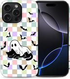 Case for iPhone 16 Pro, Scratch Resistant Hybrid Double Layer Hard Shell，Ghost by Toulas