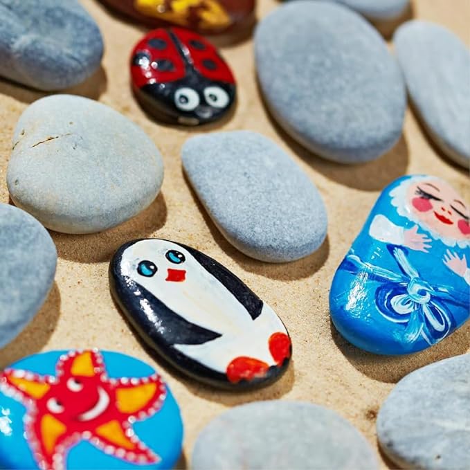 PGN 20 Large River Rocks for Painting by PGN