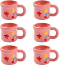 FASHEWELRY 6Pcs Alloy Mini Tea Cups by FASHEWELRY