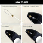 URSKYTOUS Bead Crimping Pliers Bead Crimper Tool - Image 3