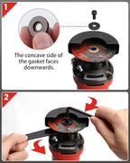 SHALL 3 Inch High-Speed Cut Off Tool, 3.5 Amp Metal Cutter Tool - Image 7