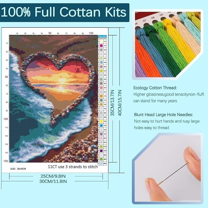 niurenmaoyi Stamped Cross Stitch Kits - Image 2