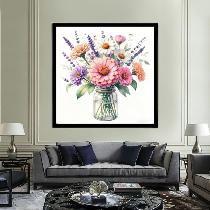 niurenmaoyi Flowers Stamped Cross Stitch Kits - Image 4