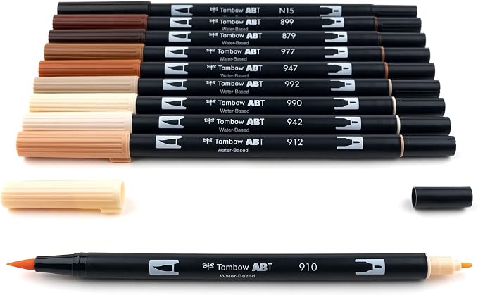 Tombow 56170 Dual Brush Pen Art Markers, Brush and Fine Tip Markers - Image 3