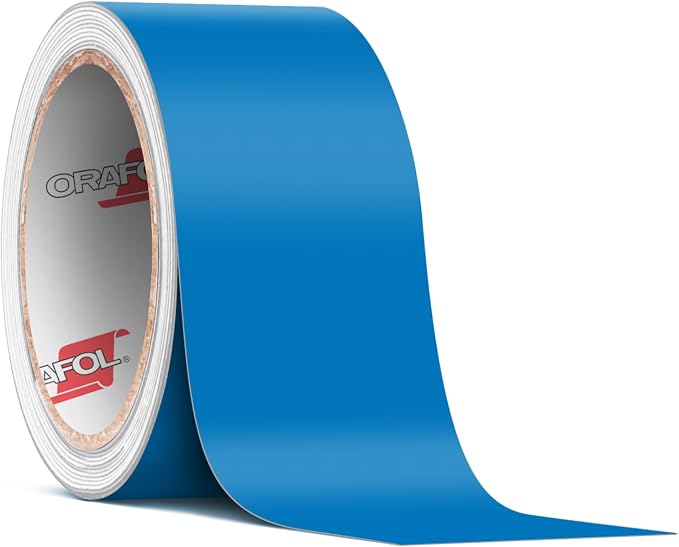 ORACAL 651 Matte Sky Blue Permanent Vinyl Tape Roll – Premium Adhesive Film by Orafol