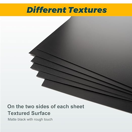 12 Pack Black Plastic Sheet 8x12x0.04 in Flexible High Tensile Plastic Sheets - Image 4