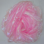 Light Pink Iridescent Organza Fabric - Image 9