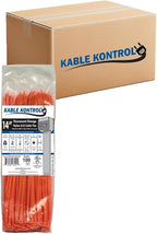 Kable Kontrol Fluorescent Orange Zip Ties 14 Inch 6, 50 Lbs Tensile Strength by KABLEKONTROL%C2%AE