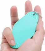10pcs Blank Hotel Keychains Bulk Vintage Motel Keychain Vinyl HTV printing - Image 3