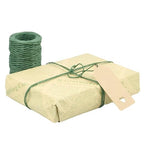 Floral Wire, 2 Rolls Rustic Paper Wrapped Metal Wire 14 Gauge 328 Feet | Bind - Image 4