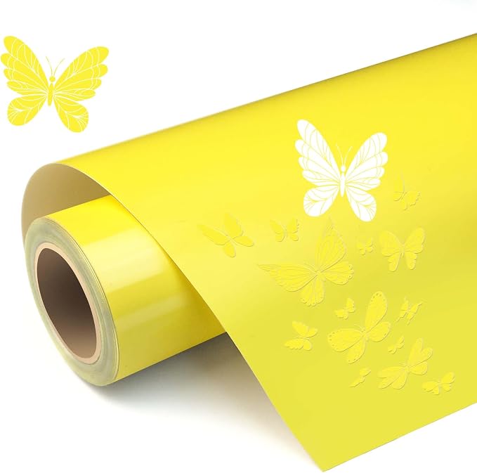 Yellow Permanent Vinyl, Car Decal, Scrapbooking, Signs & Waterproof by HYPERTAI