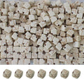 White Cube Space Beads for Jewelry Making 6mm 300pcs Natural Turquoise Stone by PAMIRTONG