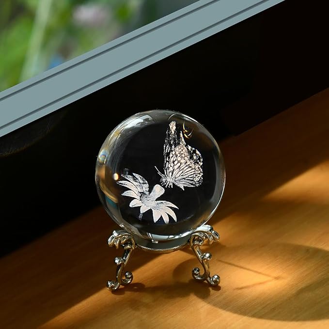 Butterfly Gifts for Women Butterfly Crystal Ball | Butterfly Glass Gifts for - Image 5