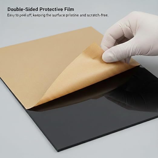4 Pack 12×16 Black Acrylic Sheets 1/8in Thick Plexiglass Sheet - Image 4