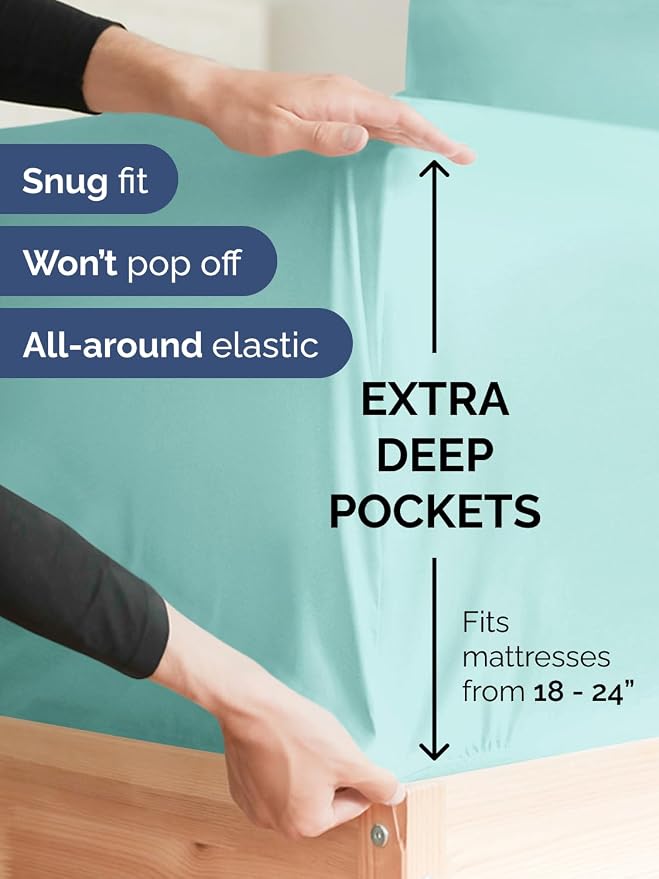 Extra Deep Split King Sheet Set - Image 3