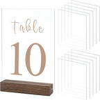20 Pack Clear Acrylic Blank Signs by JINMURY