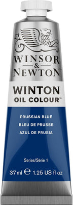 Winsor & Newton Winton Oil Color, 37ml Tube, Prussian Blue - Image 11