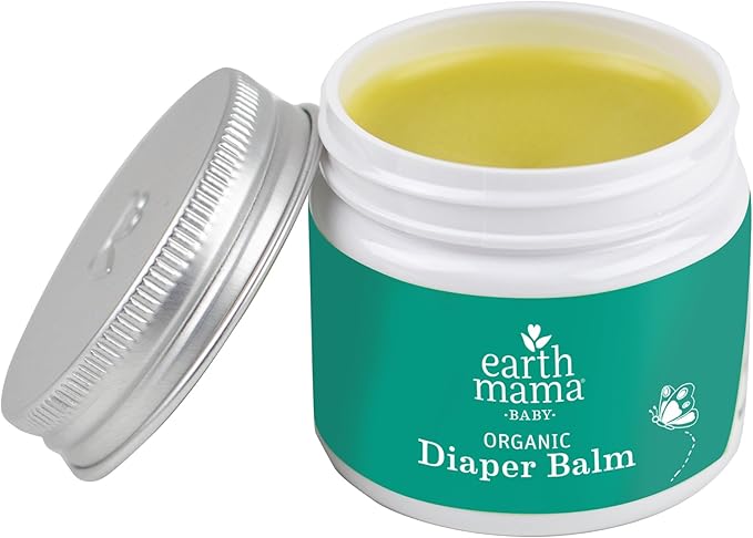 Earth Mama Organic Diaper Balm 2-Ounce | Diaper Cream for Baby | EWG Verified, Petroleum & Artificial Fragrance-Free with Calendula for Sensitive Skin (6-Pack)
