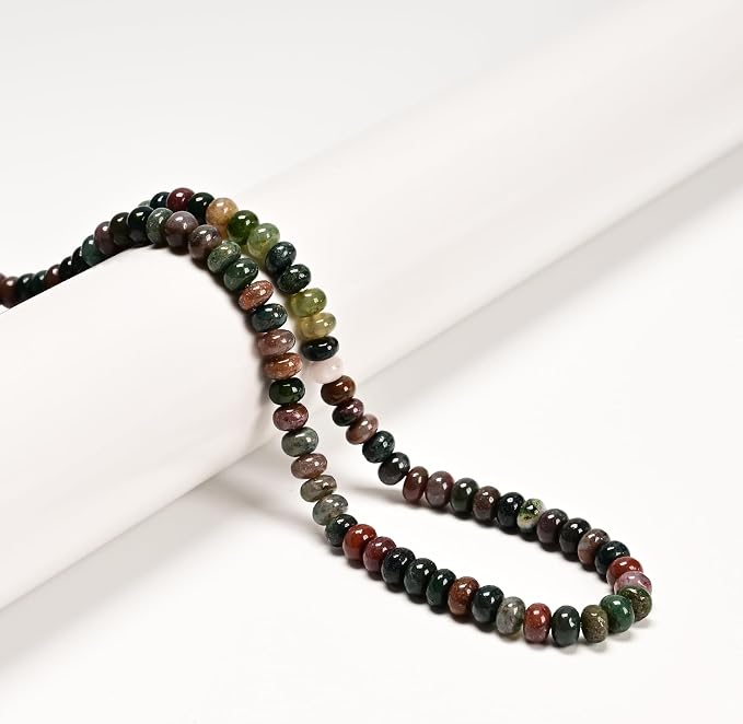 ICAI 4x6mm Natural Rondelle Beads – Loose Gemstone Spacers - Image 2