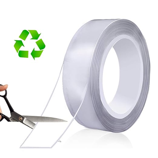 Nano Double Sided Tape Heavy Duty, 16.4FT Multipurpose Strong Mounting Tape by MEMX
