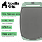 GORILLA GRIP BPA-Free Reversible Kitchen Cutting Board Set of 3, US Designed - Image 2
