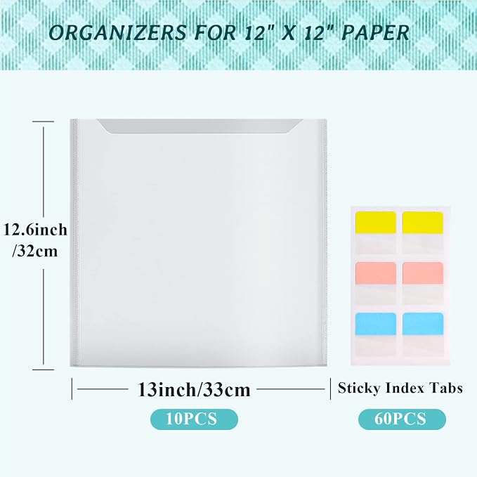 Caydo 82 Pieces Scrapbook Paper Storage Organizer - Image 2