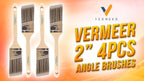 Vermeer Paint Brushes, 2 Inch Angled Paint Brush, Trim & Cut-in, 4 Pack | Sash - Image 9