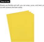 MECCANIXITY EVA Foam Sheets Lemon Yellow 19.7 Inch x 35.4 Inch 1mm Thick Crafts - Image 4