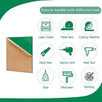 2 Pack 12'' x 16'' Opaque Green Acrylic Sheet, 3mm Thick Acrylic Plastic Sheets - Image 4
