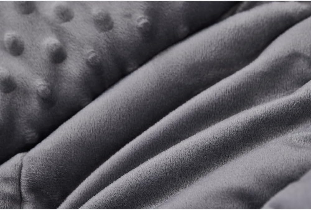 TONGDADA Minky Weighted Blanket | 40''x60'', 5lbs | Cozy and Soft Minky - Image 7