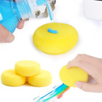 WAFJAMF 4 Pcs Round Painting Sponge 2.96 Inch Craft Clay Yellow | Pottery - Image 6